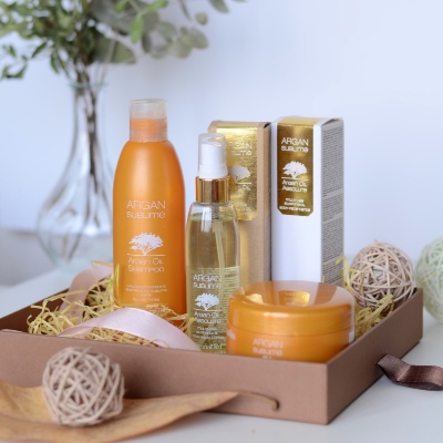 Великолепный подарок для прекрасных дам - набор ARGAN SUBLIME .