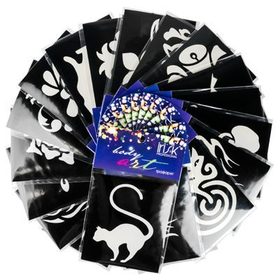 Трафареты для боди-арт IRISK 7х9см (в ассорт.)