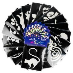 Трафареты для боди-арт IRISK 7х9см (в ассорт.)