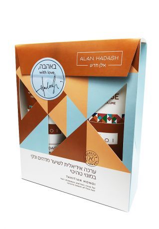 Набор косметики для волос (шампунь и кондиционер) Alan Hadash Tahitian Monoi