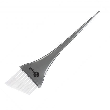 Кисть для окраски волос со скосом 56мм, серебро, арт.JA0012