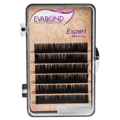 ресницы на ленте Expert. 6 линий, 0,12 с-изгиб. 12мм