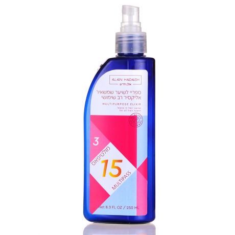 Спрей для волос многофункциональный 15 в 1 несмываемый Alan Hadash 250 мл