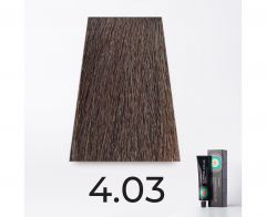 Краска для волос FarmaVita Suprema 4.03 теплый  каштан, 60мл