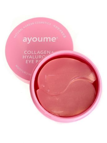 АЮМ Патчи для глаз разглаживающие с коллагеном и гиалуроновой кислотой AYOUME  EYE PATCH 1.4гр*60