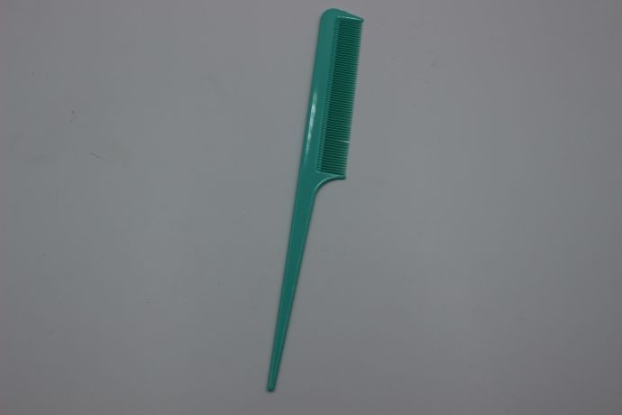 Расческа AБС-пластмас. хвостик, 220мм лазурная арт.ABC-0242