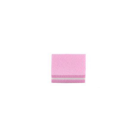 Баф для ногтей E.co Nails мини розовый 180/240 , размер 3,3*2,7см