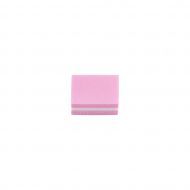 Баф E.co Nails для ногтей мини розовый 180/240 , размер 3,3*2,7см