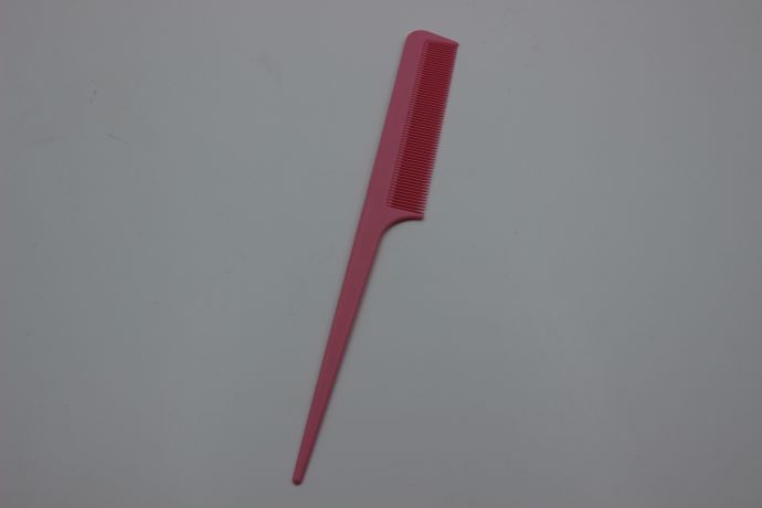 Расческа AБС-пластмас. хвостик, 220мм розовая арт.ABC-0243
