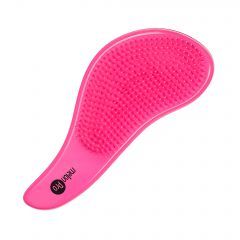Щетка для волос и массажа кожи головы Melon Pro c многоуровневыми щетинками, розовая 186*80мм