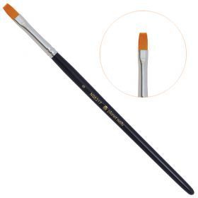 Кисть Planet Nails гелевая квадратная №6 (98317.6)