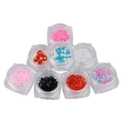 Стразы полимерные с огранкой, в банночке 100шт