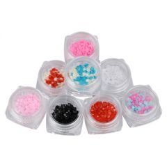 Стразы полимерные с огранкой, в банночке 100шт