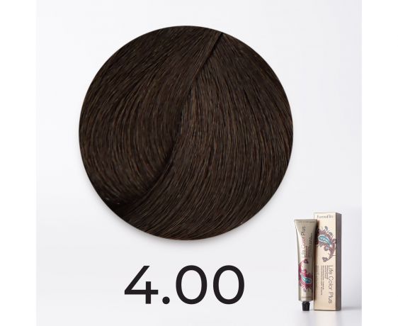 Краска для волос FarmaVita Life Color Plus 4.00 светло коричневый интенсивный, 100мл