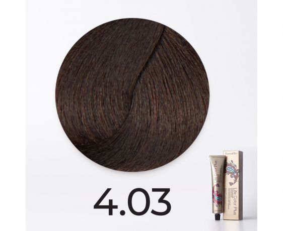Краска для волос FarmaVita Life Color Plus 4.03 коричневый теплый, 100мл