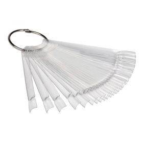 Палитра для лаков "Веер" прозрачная 24шт.