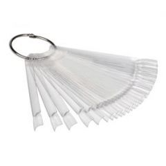 Палитра для лаков "Веер" прозрачная 24шт.