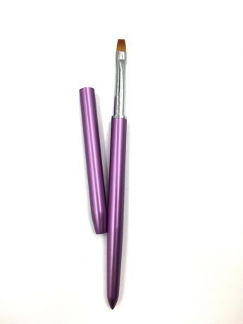 Кисть квадратная с колпачком "Розовая"