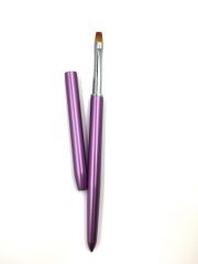 Кисть квадратная с колпачком &quot;Розовая&quot;