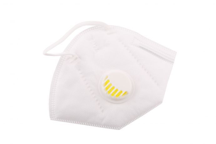 Маска угольная с распиратором E.Co Nails 