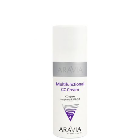 CC-крем защитный SPF-20 Multifunctional "ARAVIA Professional" CC Cream, тон 01 150 мл.
