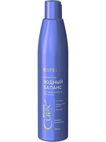 Шампунь"Водный баланс"для всех типов волос 300 мл CUREX BALANCE