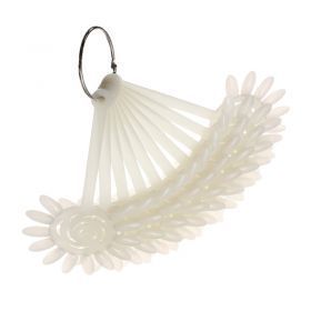 Палитра для лаков "Ромашка" на кольце, матовая, 10шт