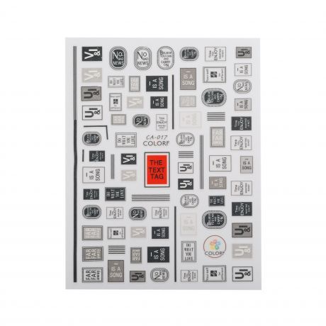 Наклейки для ногтей CA017