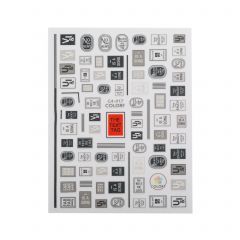 Наклейки для ногтей CA017