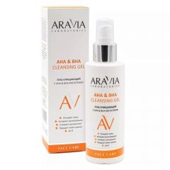 Гель очищающий для лица с АНА и ВНА кислотами "ARAVIA Laboratories", 150 мл