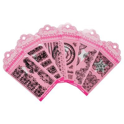 Наклейки для ногтей Вальс - фантазия в ассортименте