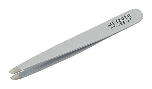 Пинцет скошенный Metzger РТ-355-WT, белый