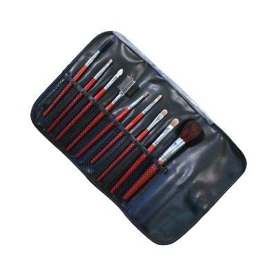 Професииональный набор кистей в кож/зам пенале "IRISK", 9 предметов