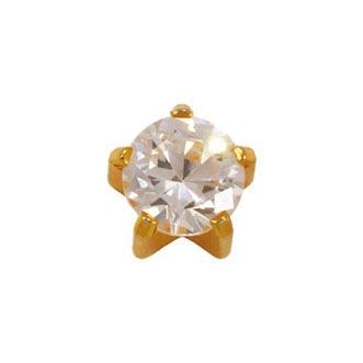 L 100w-в крапане, большие, циркон (искусств), стал