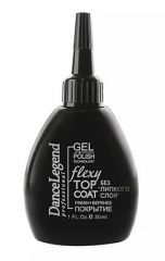 Гель-лак для ногтей "Dance Legend" Flexy Top Coat gel polish 30мл БЕЗ липкого слоя