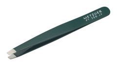 Пинцет скошенный Metzger РТ-356-JY, зелёный