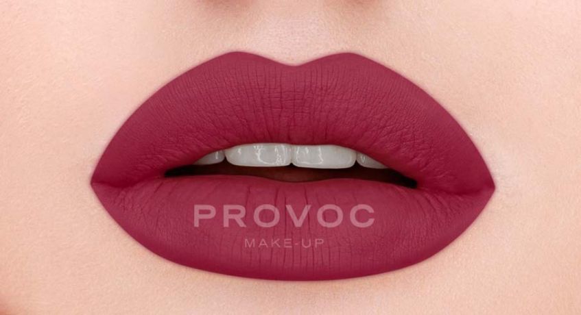 Гелевая подводка в карандаше для губ Provoc Gel Lip Liner №36 Smolder (красно-малиновый)