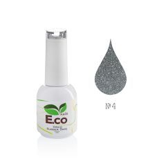Базовое покрытие для гель-лака каучуковое светоотражающее E.co Nails Disco Rubber Base №04, 10 мл