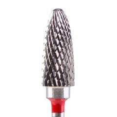 Фреза твердосплавная для маникюра и педикюра для левшей конус, мелкая Erfolg Cosmetics 12236