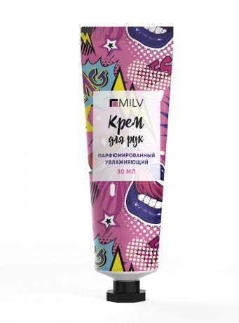 Крем Milv для рук увлажняющий "Бабл гам" 30 мл.