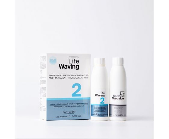 Химическая завивка FarmaVita LIFE WAVING для поврежденных волос в наборе "2" 110мл