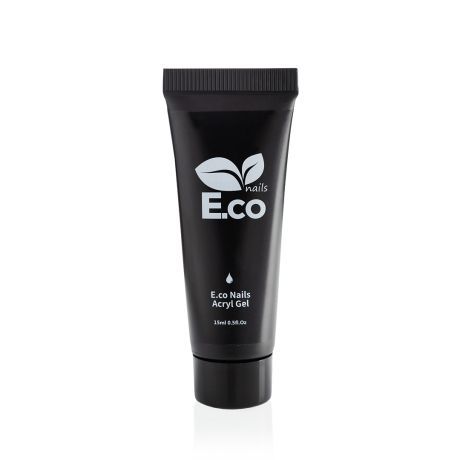 Полигель (акригель) для ногтей прозрачный, в тубе E.co Nails №00, 15 гр
