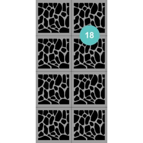 Aeropuffing Stencil №18 - трафарет №18 (камни)