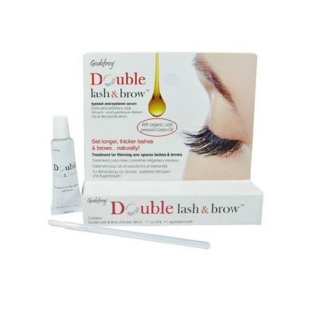 Масло-активатор для роста бровей и ресниц Godefroy Double Lash&Brow Organic Oil