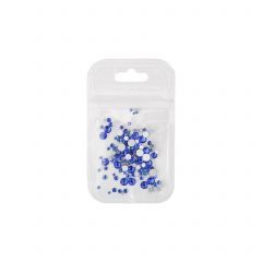 Стразы MIX размеров синие E.Co Nails, 300шт