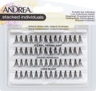 Ресницы пучковые безузелковые длинные черные Andrea Natural Long 