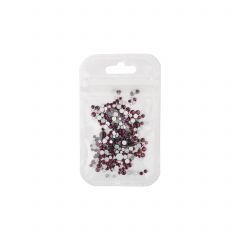 Стразы MIX размеров фиолетовые E.Co Nails, 300шт