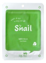 МЖ Cosmetics Маска для лица тканевая улиточная SNAIL   MASK 22гр