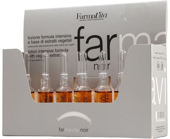 Лосьон против выпадения волос FarmaVita Farma Noir 12х8мл