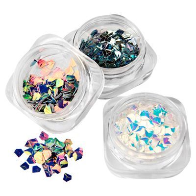 Декор Оригами-алмазы в баночке